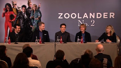 ZOOLANDER 2 - les acteurs à Paris (Conférence de Presse)