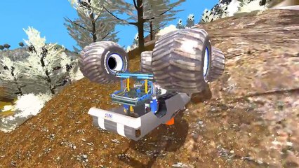 Buzz Léclair & Woody (Toy Story) samusent en Monster Truck | Gameplay pour enfant