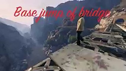 Base jump of bridge