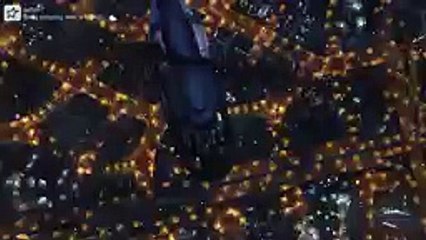 Base jumping with a friend