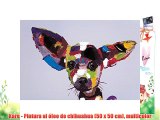 Kare - Pintura al óleo de chihuahua (50 x 50 cm) multicolor