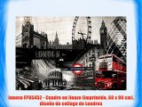 Innova FP05452 - Cuadro en lienzo (imprimido 60 x 90 cm) diseño de collage de Londres