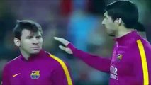 Suarez Combs Messi Hair and gives an assistance of penalty (Latest Sport)