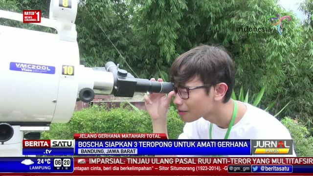 Jelang Gerhana Matahari, Boscha Bandung Siapkan 3 Teropong