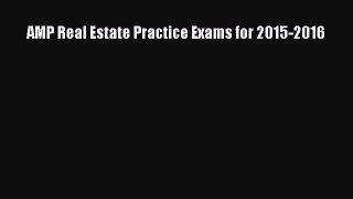 PDF AMP Real Estate Practice Exams for 2015-2016  EBook
