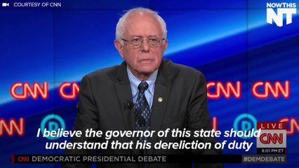 Hillary Clinton And Bernie Sanders Call For Resignation Of Michigan Governor Over Flint