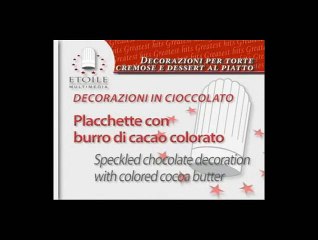 Placchette con burro di cacao colorato CD9