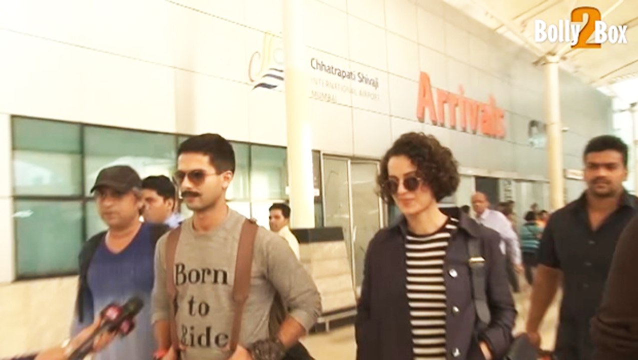 Shahid Kapoor and Kangana Ranaut Spotted Together | Bollywood Celebs