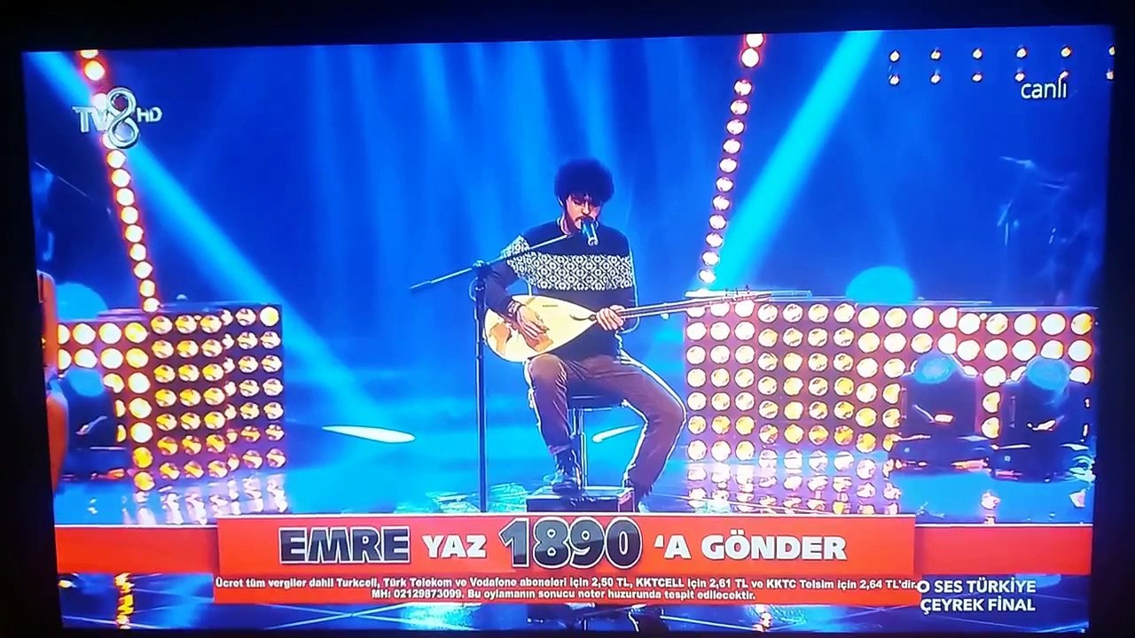 Emre Sertkaya O ses Türkiye Final Minnet Eylemem 02.02.2016 HD
