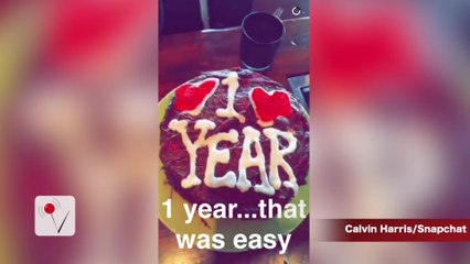 Taylor Swift and Calvin Harris Celebrate One Year Together