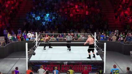 WWE Battleground 2015 Brock Lesnar vs Seth Rollins Crazy Highlights!