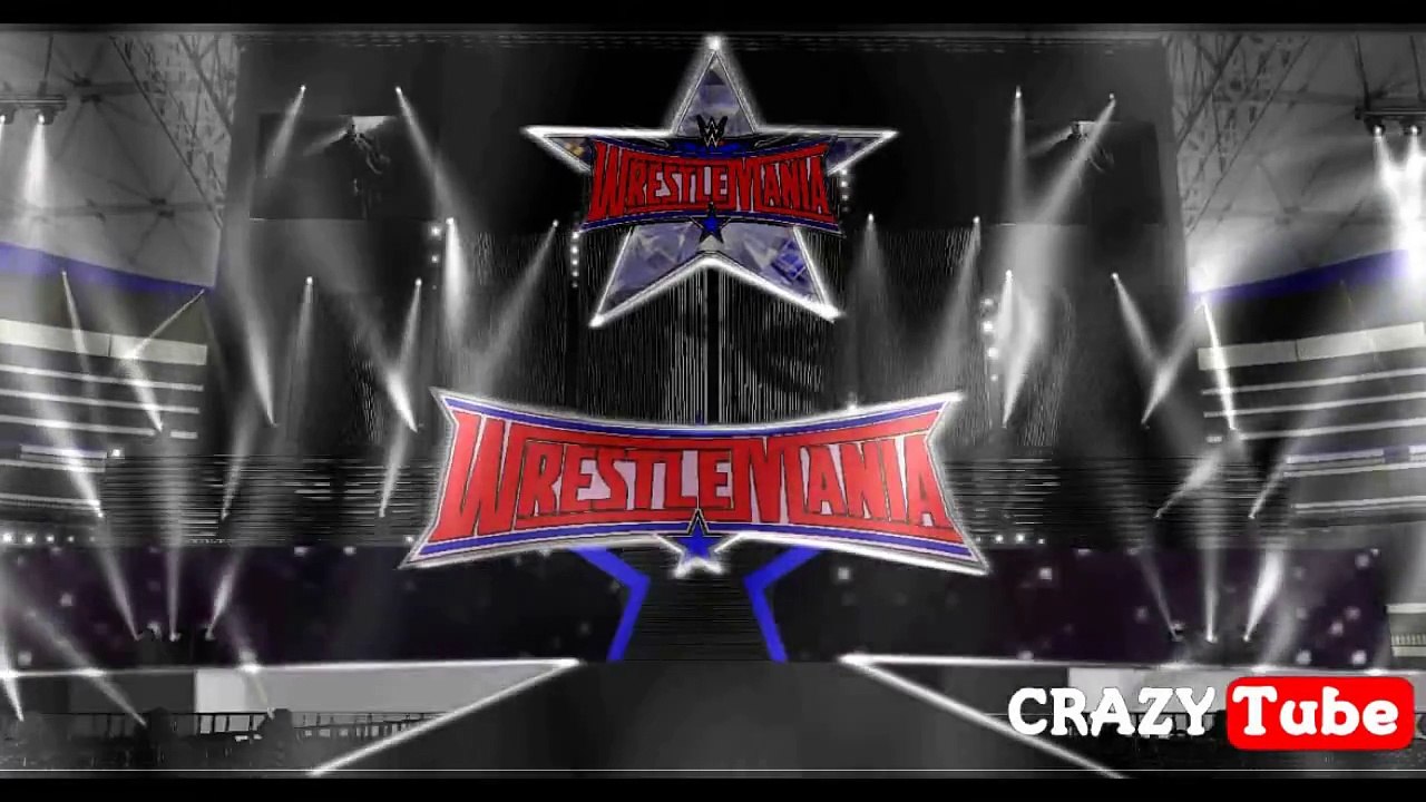 wwe HD concept | sting  undertaker entrance at wrestlemania 32