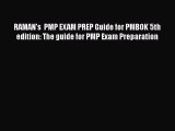 [PDF] RAMAN's  PMP EXAM PREP Guide for PMBOK 5th edition: The guide for PMP Exam Preparation