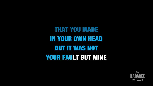 Little Lion Man in the Style of Mumford & Sons karaoke video with lyrics (no lead vocal)