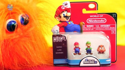 NEW! Super Mario Brothers Universe Series 1 Microland Figures Maro Luigi and Goomba Collection