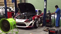 Formula Drift World 2015 RS-R 86 Engine dyno without silencers