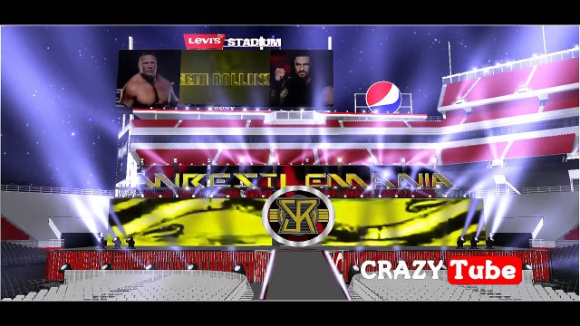 wwe HD | wrestlemania 31 seth rollins entrance cashing his money in the bank contract