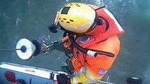 Raw: Coast Guard Rescues Three Surfers in Oregon