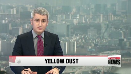 Weather agency warns yellow dust will remain over Korea until Tuesday