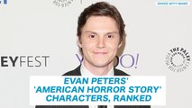 Evan Peters American Horror Story Characters, Ranked