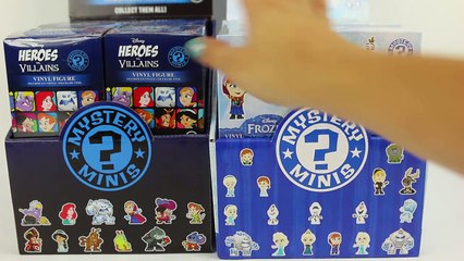 Download Video: Disney Heros vs Villains & Frozen Mystery Mini Blind Box Opening Funko Vinyl Figures. DisneyToysFan