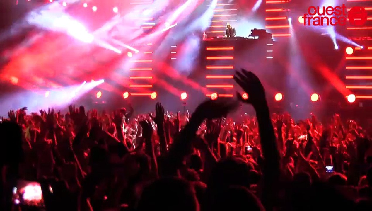 David Guetta aux Vieilles Charrues 2015, à Carhaix