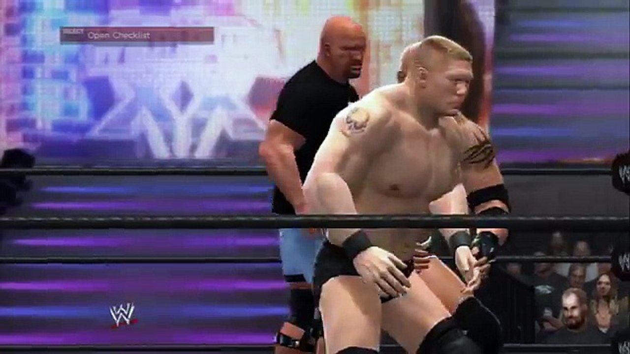 WWE 2K14 Wrestlemania XX Bill Goldberg vs Brock Lesnar March 2016