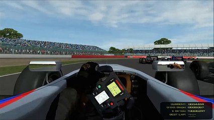 R Factor 2 Formula Renault 3 5 @ Silverstone short vid