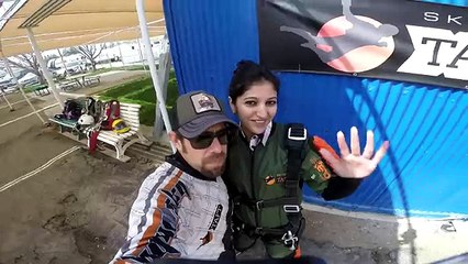 Trupti Sawant Skydive Taft