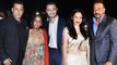 Sanjay Dutt, Salman Khan At Kresha Bajaj's Wedding Reception