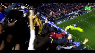 Gol de Manu Lanzarote en el At Osasuna (1 1) Real Zaragoza