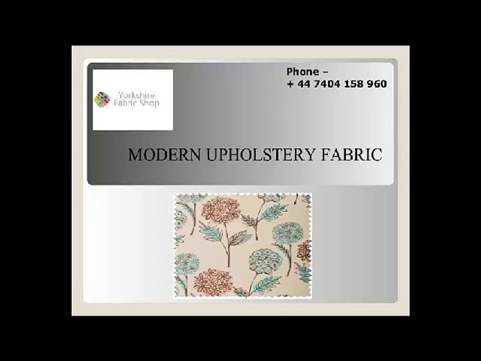 Upholstery Fabrics