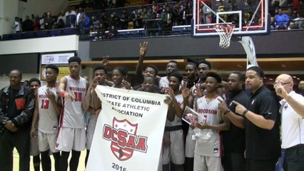 The H.D. Woodson boys and the St. John&apos;s girls win the DCSAA championship