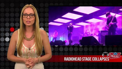 Radiohead Stage Collapse