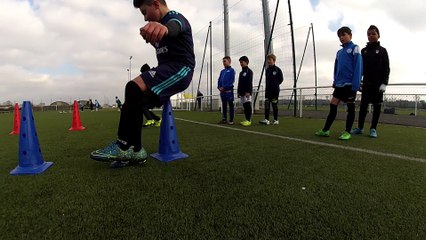 Séance U11 Tours Football Club - Vacances d'hiver 2016