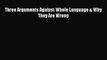 [PDF] Three Arguments Against Whole Language & Why They Are Wrong [Read] Full Ebook