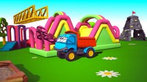 Kids 3D Machine Cartoons for Children 3: Leo the Truck: FIRE ENGINE TRUCK! (大卡车) Kidsfirs