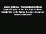 [PDF] Virginia SOL Grade 7 Reading Flashcard Study System: Virginia SOL Test Practice Questions