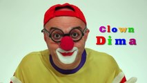 Childrens Videos: Car Clown AIRPLANE Take Off & Toy Airport Toys & Trucks Cartoons for Ki