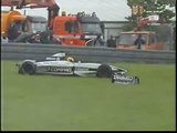 Verstappen, Irvine and R Schumacher crash (Formula 1 European GP 2000)