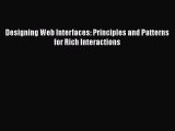 Read Designing Web Interfaces: Principles and Patterns for Rich Interactions Ebook
