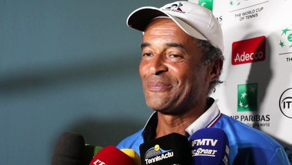 Le cri de guerre des tennismen français avec Yannick Noah