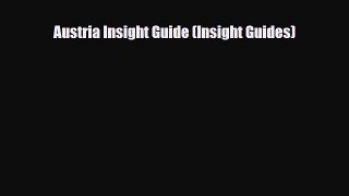 PDF Austria Insight Guide (Insight Guides) Ebook