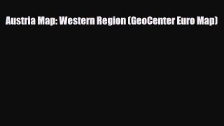 PDF Austria Map: Western Region (GeoCenter Euro Map) Ebook