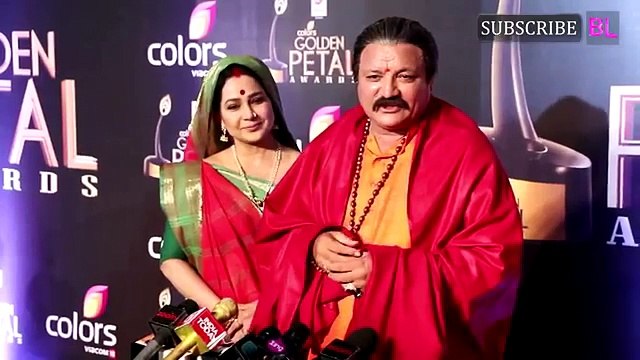 Vidya Sinha and Arun Bakshi from Ishq Ka Rang Safed | Colors Golden Petal Awards 2016 (FULL HD)