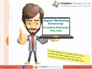 Digital Marketing Company in Delhi  - Creation Infoways