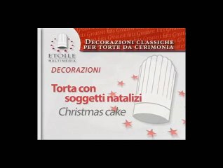 Decorazioni - Torta con Soggetti Natalizzi CD10(1)