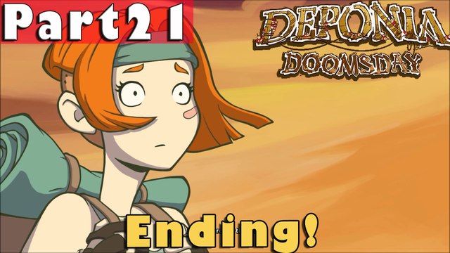 #21| Deponia Doomsday Gameplay Guide | Ending! | PC Full Walkthrough