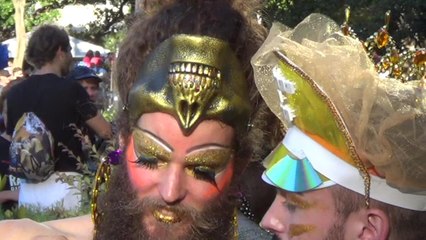 Sydney Mardi Gras Part 1 of 2  Scenes before the parade, Hyde Park, 5 Mar 2016