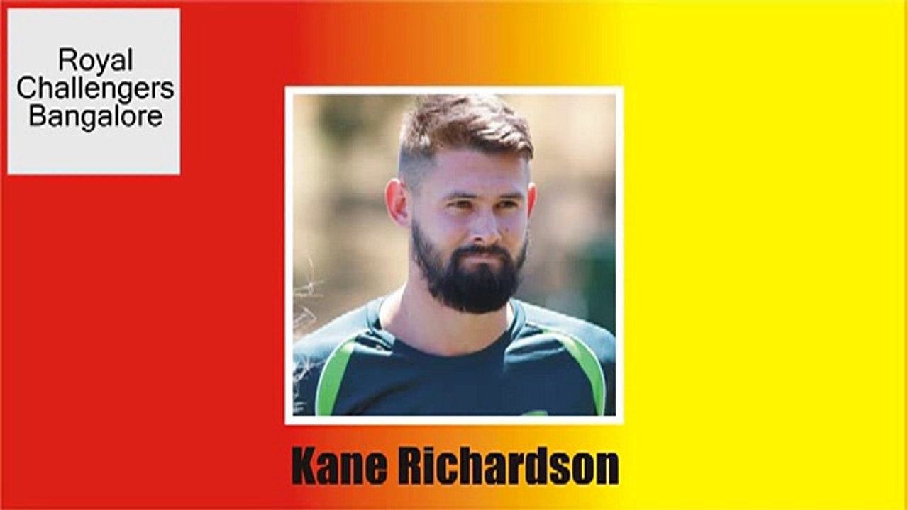 IPL 2016 Auctions - Royal Challengers Bangalore Squad (RCB)